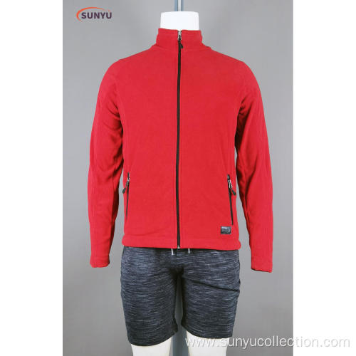 Men's lightweight polar fleece coat